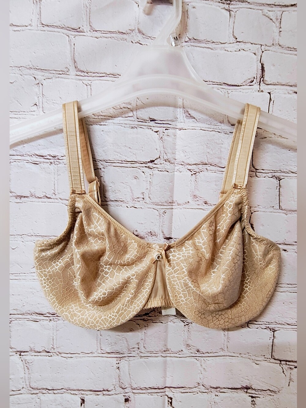Chantelle C Magnifique Minimizer Unlined Underwire Beige Bra 32DDDD